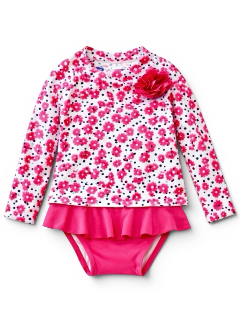 Janie and Jack Baby Girl Floral 2PC Rash-guard Swim Set 12-18M